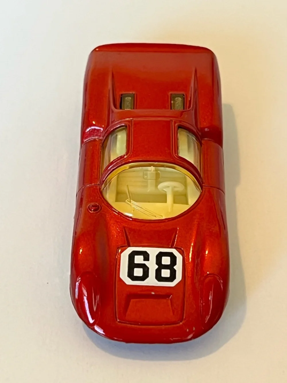 Vintage Matchbox Superfast No. 68 Porsche 910 Red Lesney England